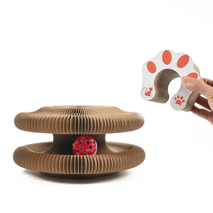 3-in-1 Magic Cat Toy – Scratch, Play & Chill!