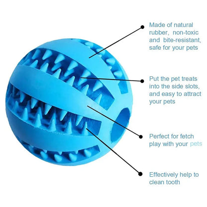Tough Chew Ball – Fun & Treat-Filled Toy for Dogs