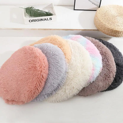 Ultra-Soft Round Pet Bed – Cozy Cushion for Cats & Small Dogs!